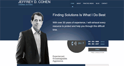 Desktop Screenshot of jdcohenlaw.com